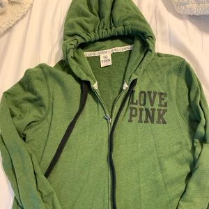 PINK Victoria's Secret Green Hoodie